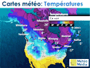 Carte Temperature humidex