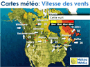 Carte Vitesse Vents